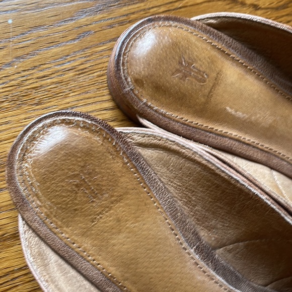 Frye Teri Gore Leather Mules Sz 8 - Picture 4 of 6